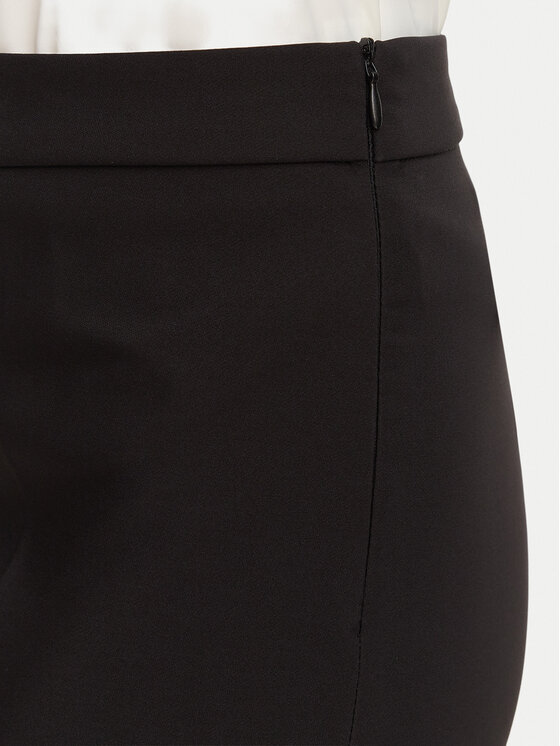 Rinascimento Rinascimento Stoffhose CFC0130135003 Schwarz Flare Fit