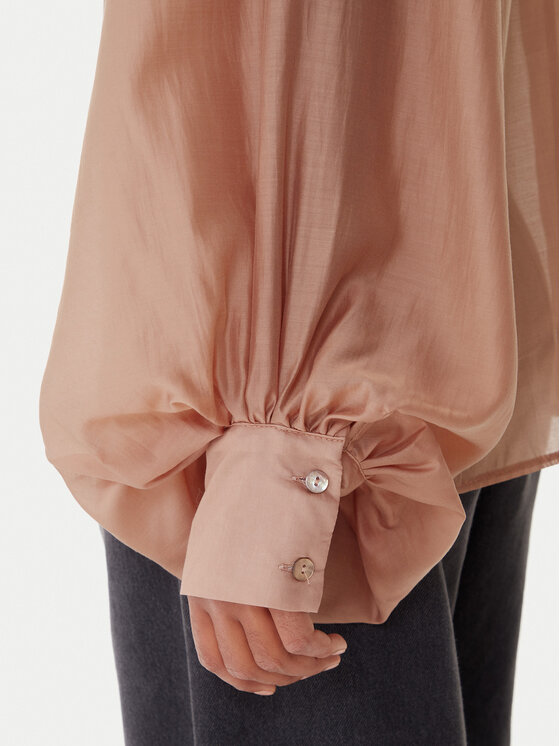 ViCOLO ViCOLO Bluza TF0314 Rjava Regular Fit