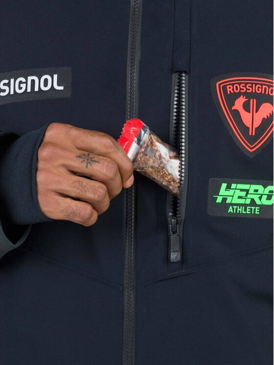 Rossignol Rossignol Kurtka narciarska Hero Blackside Czarny Basic Fit