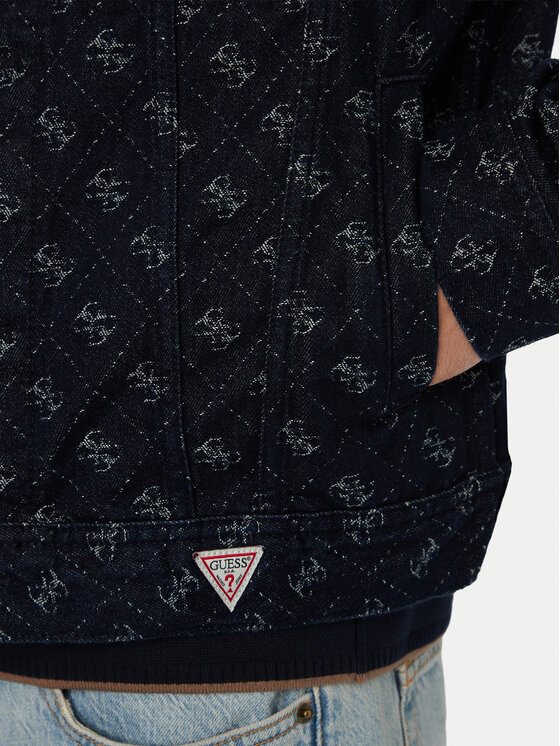 Guess Guess Kurtka przejściowa 183238 Niebieski Classic Fit