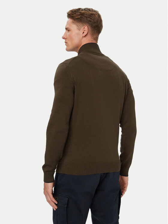 Aeronautica Militare Aeronautica Militare Sweter 262MA1670UL00506 Brązowy Regular Fit