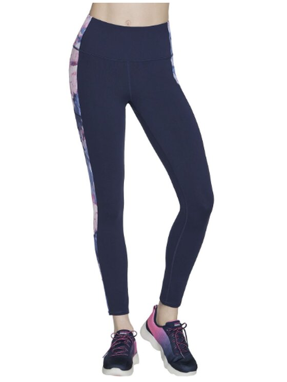 Skechers Skechers Legginsy GOWALK SUMMER ROSE Granatowy Classic Fit
