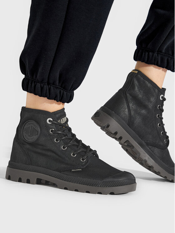 Palladium Palladium Pohodni čevlji Pampa Hi Wax U 77222-008-M Črna