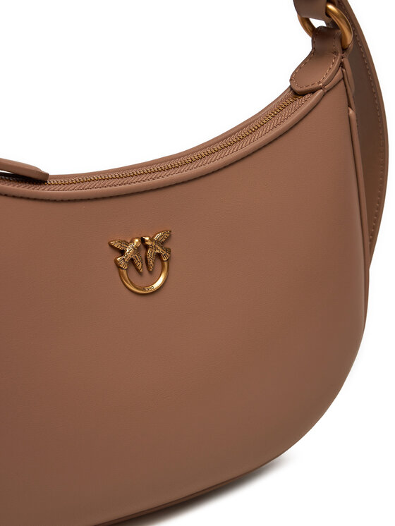 PINKO PINKO Ročna torba Half Moon Mini Fl . AI 24-25 PLTT 102790 A0F1 Rjava