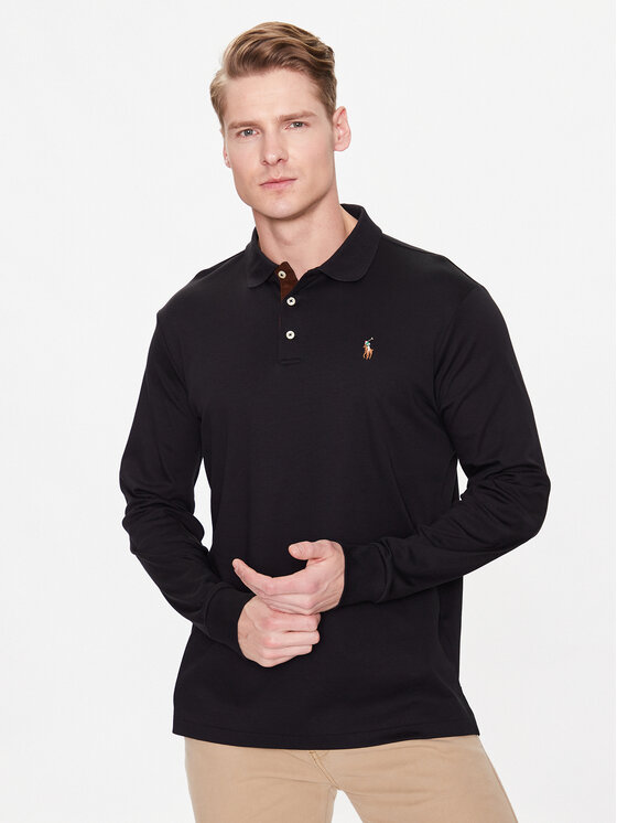 Polo Ralph Lauren Tricou polo 710671785002 Negru Slim Fit