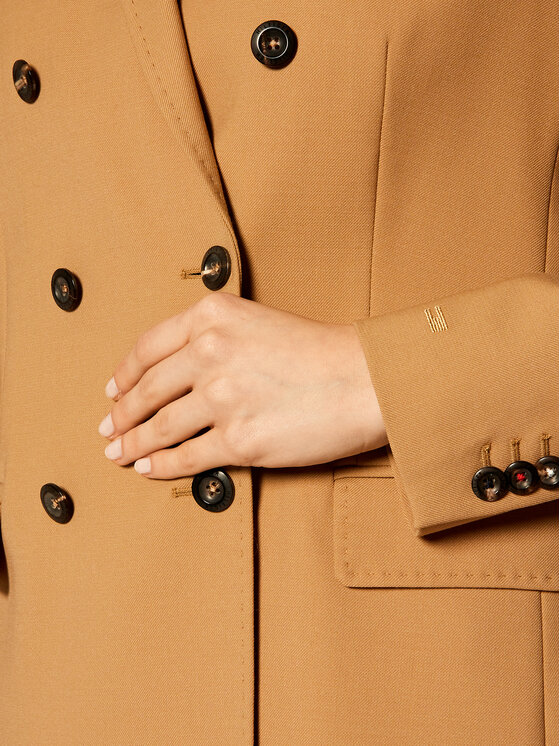 Tommy Hilfiger Tommy Hilfiger Sakoi ICONS WW0WW28496 Bež Regular Fit