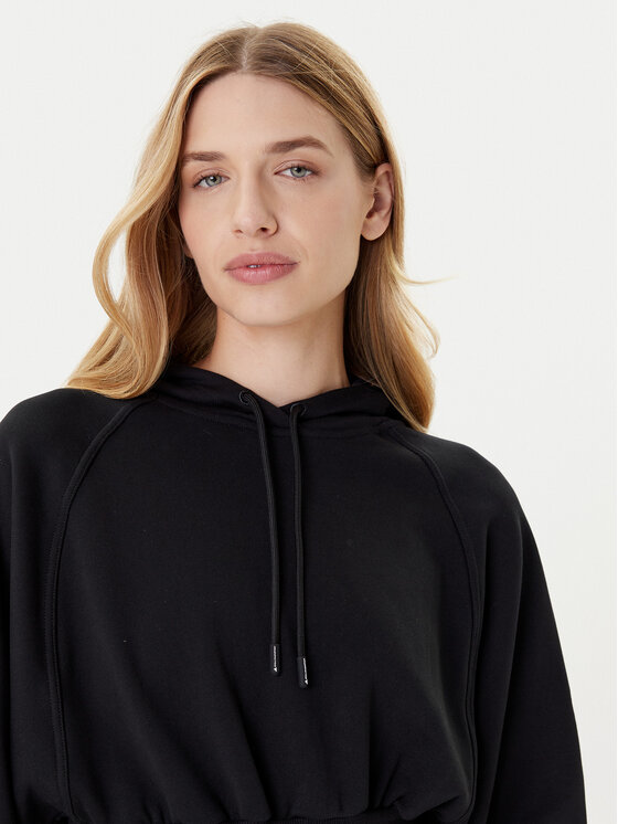 adidas by Stella McCartney adidas by Stella McCartney Majica dugih rukava JG1543 Crna Loose Fit