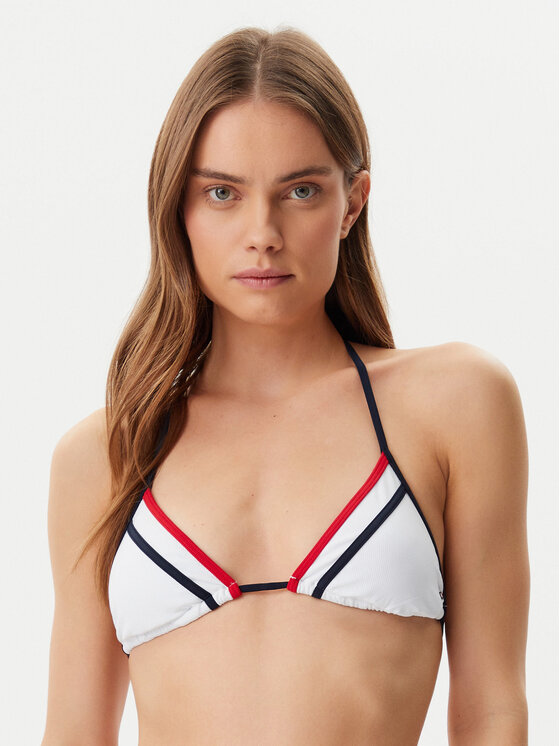 Tommy Hilfiger Tommy Hilfiger Bikini partea de sus UW0UW05810 Alb