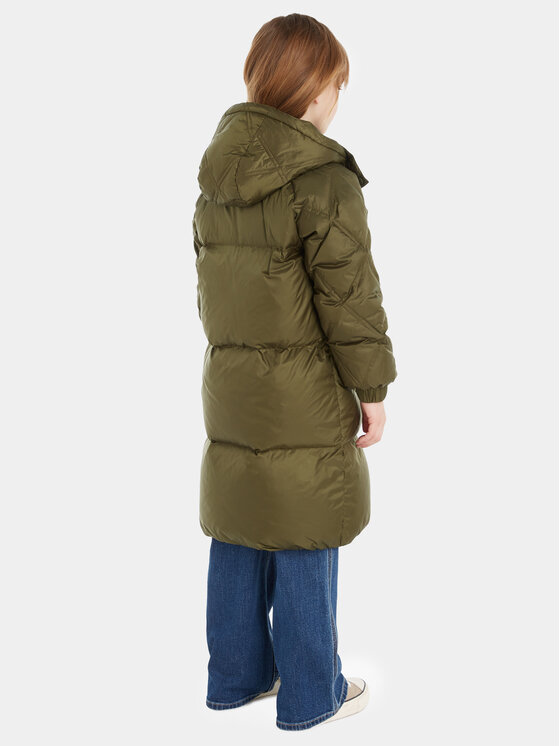 Tommy Hilfiger Tommy Hilfiger Пуховик KG0KG07545 Зелений Regular Fit