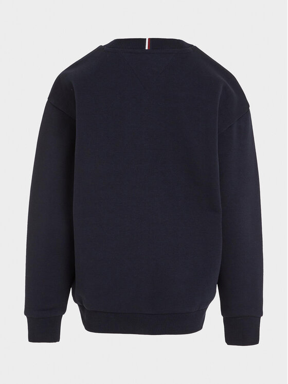 Tommy Hilfiger Tommy Hilfiger Bluza KB0KB08497 S Granatowy Regular Fit