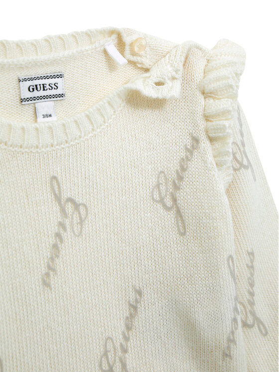 Guess Guess Komplet dziecięcy A5BG12 Z0870 Écru Regular Fit