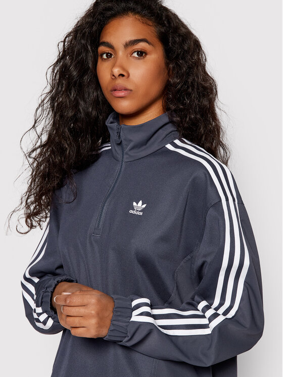 adidas adidas Majica dugih rukava adicolor Classics HC4548 Tamnoplava Relaxed Fit