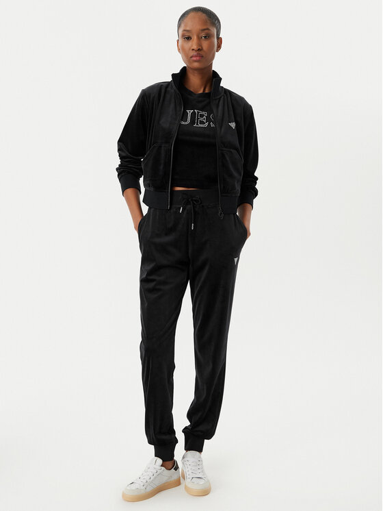 Guess Guess Sporta bikses V3BB27 K0232 Melns Regular Fit