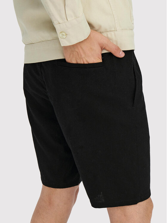 Only & Sons Only & Sons Szorty materiałowe Linus 22021824 Czarny Regular Fit