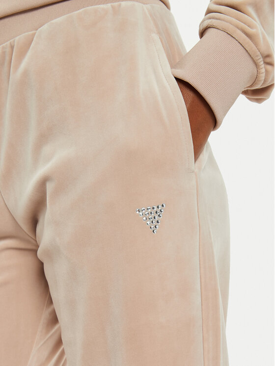 Guess Guess Долнище анцуг V3BB27 KBXI2 Бежов Regular Fit