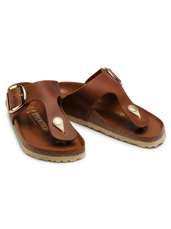 Birkenstock Birkenstock Žabky Gizeh Big Buckle 1018785 Hnědá