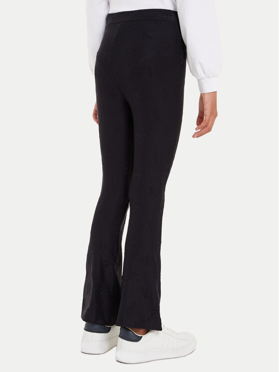 Calvin Klein Jeans Calvin Klein Jeans Legginsy IG0IG02689 Czarny Flare Fit