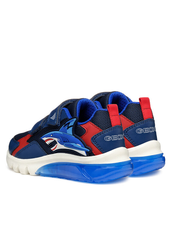Geox Geox Laisvalaikio batai J Ciberdron J55LBB 014BU C0735 S Tamsiai mėlyna