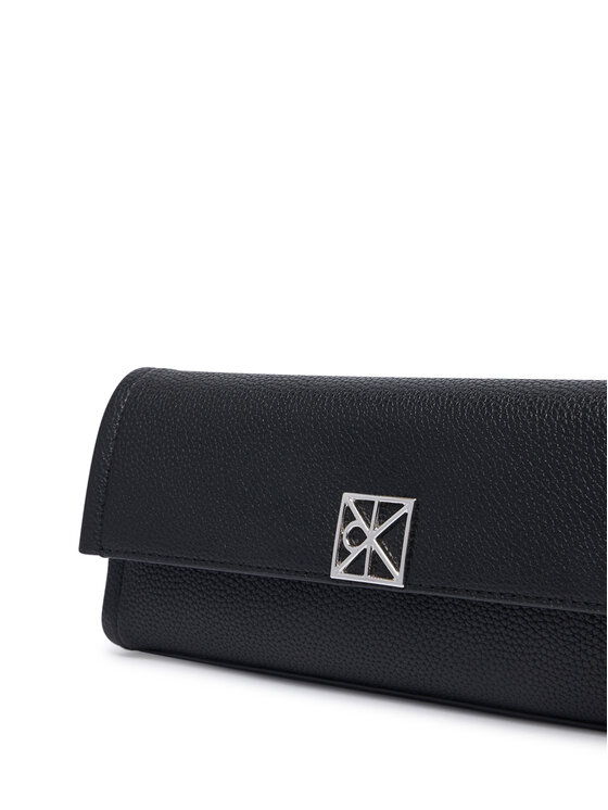 Calvin Klein Calvin Klein Rankinė Emblem Hw Pebble Clutch LV04F3740G Juoda