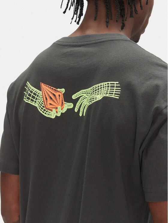 Volcom Volcom Póló Filip Rygalski A4312504 Szürke Loose Fit