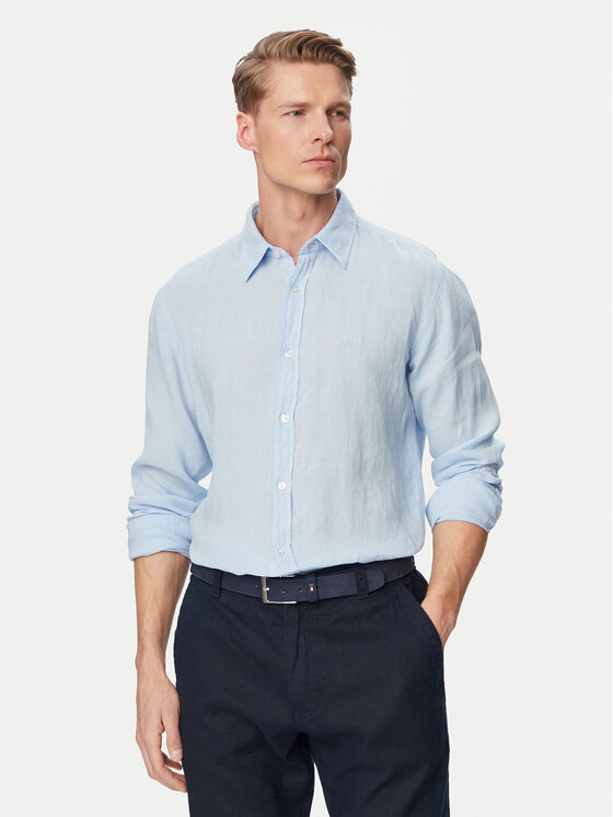 BOSS Cămașă Relegant 50567579 Albastru Regular Fit