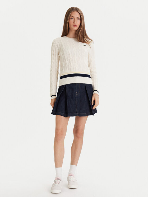 Lacoste Lacoste Maglione AF4159 Écru Regular Fit