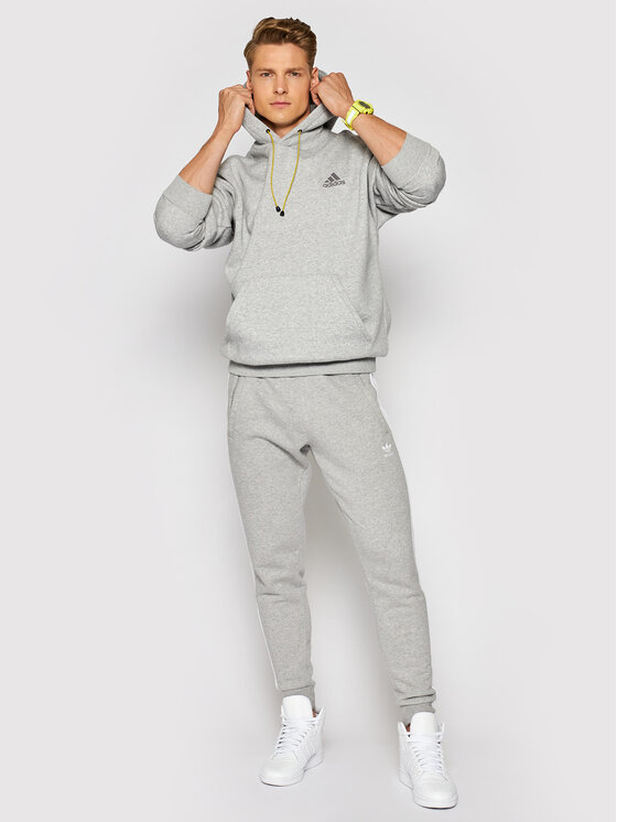 Felpa M Street Q1 Hd GM6504 Grigio Relaxed Fit