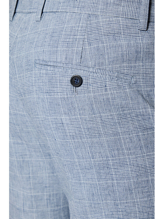 Lancerto Lancerto Spodnie materiałowe Corrado SP131125000002 Niebieski Slim Fit