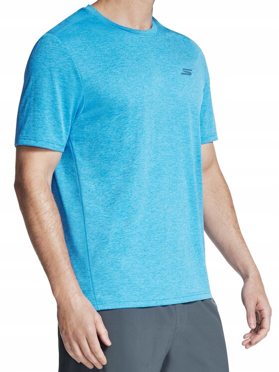 Skechers Skechers T-Shirt TS233-TQPR Niebieski Standard Fit