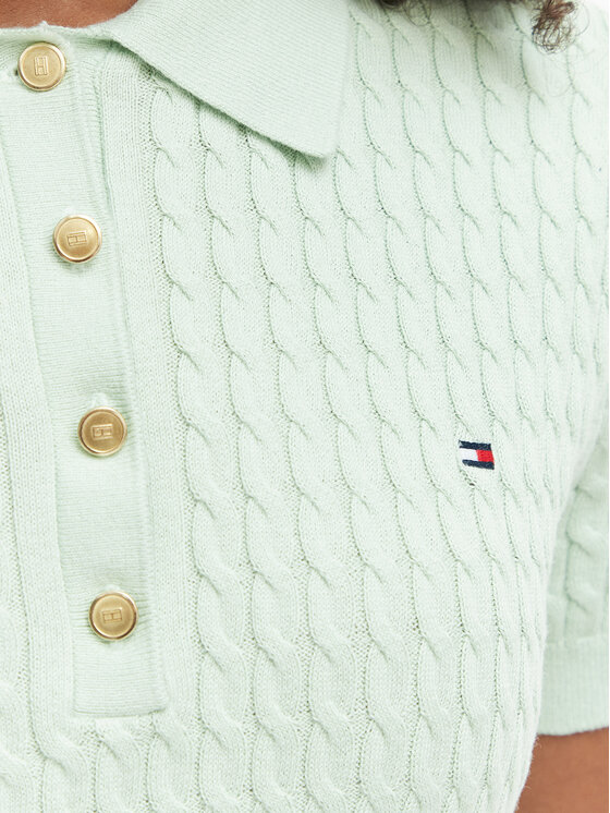 Tommy Hilfiger Tommy Hilfiger Πουλόβερ WW0WW41474 Πράσινο Regular Fit