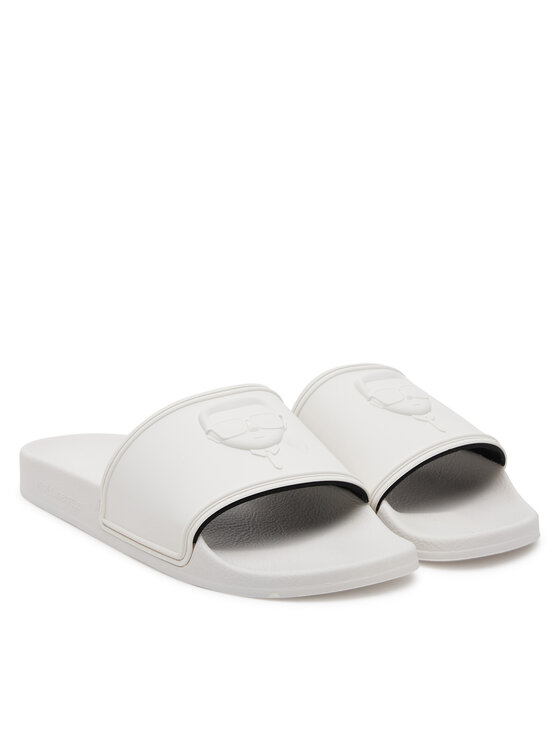 KARL LAGERFELD KARL LAGERFELD Şlapi Kondo KL70009A Alb