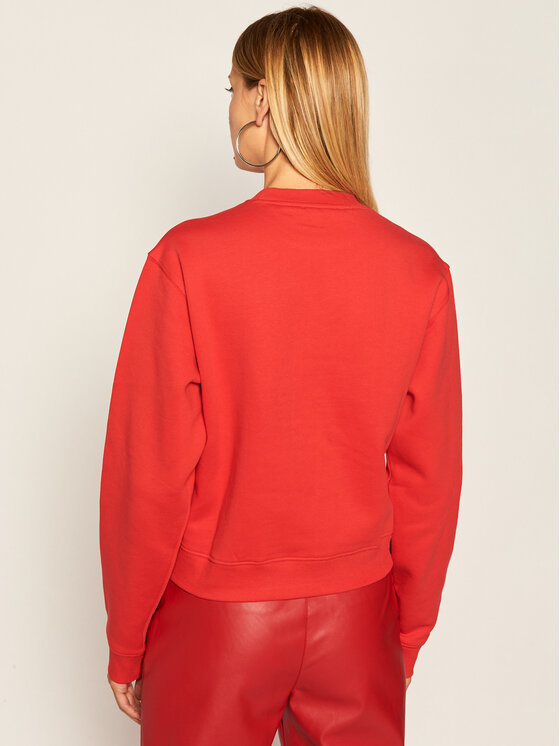 Guess Guess Pulóver Icon W0YQ47 K68I0 Piros Regular Fit