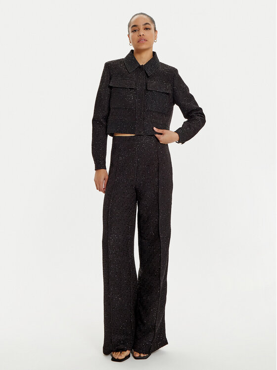 LOLA CASADEMUNT LOLA CASADEMUNT Сако MF2402016 Черен Regular Fit