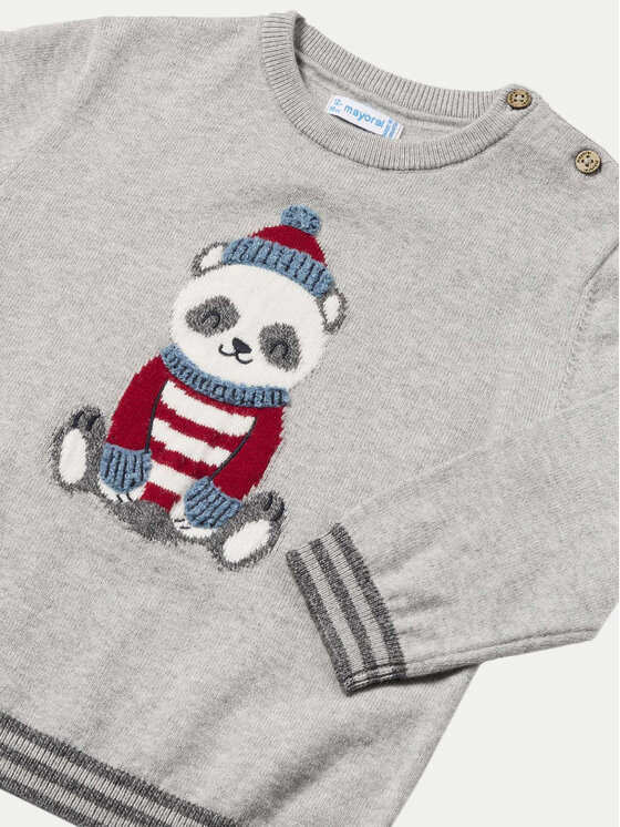 Mayoral Mayoral Sweter 2313 Szary Regular Fit
