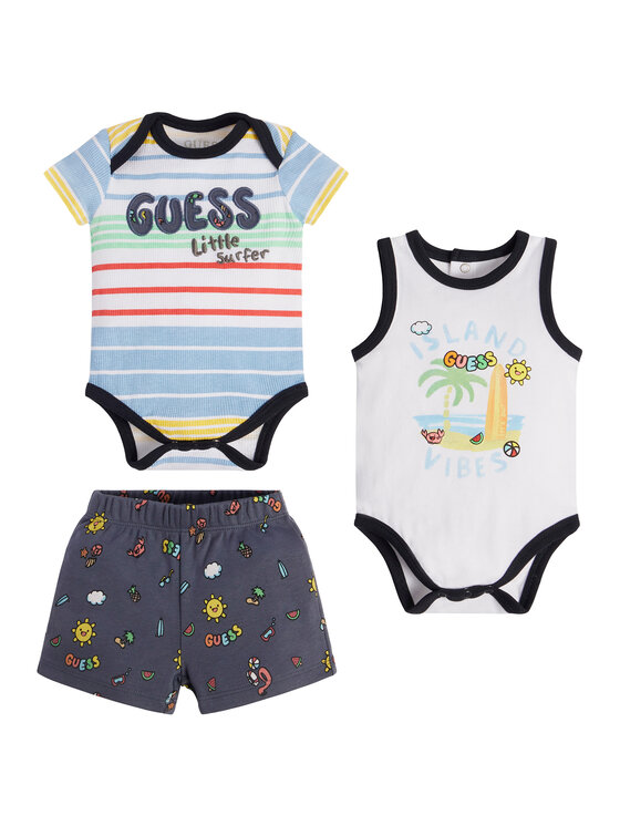 Guess Set 2 perechi de body și pantaloni scurți P3GG05 K6YW1 Colorat Regular Fit