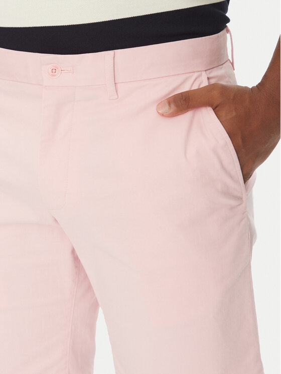 Tommy Hilfiger Tommy Hilfiger Шорти з тканини Brooklyn MW0MW23563 Рожевий Regular Fit