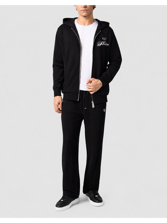 PHILIPP PLEIN PHILIPP PLEIN Bluza 31705 Czarny Athletic Fit