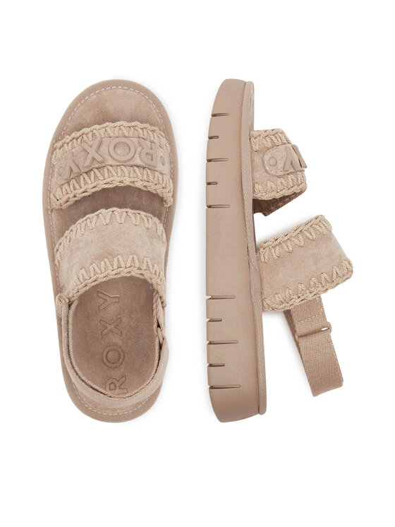 Roxy Roxy Sandały HY62277-1 Beżowy