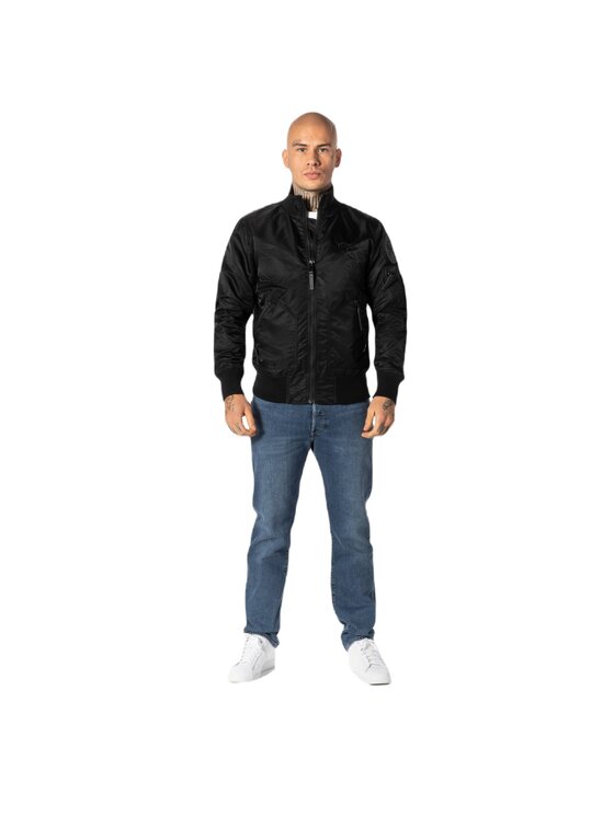PITBULL PITBULL Kurtka przejściowa Kurtka Czarny Regular Fit