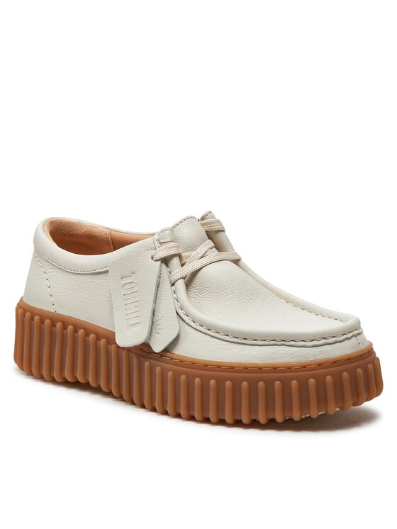 Clarks Clarks Halbschuhe Torhill Bee 26172085 Écru