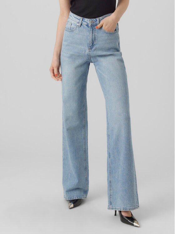 Vero Moda Vero Moda Jeans hlače Tessa 10283858 Modra Wide Leg