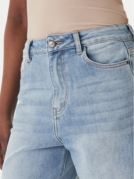 Eleh Eleh Дънки EL112 Син Wide Leg