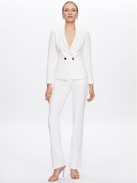 Liu Jo Liu Jo Giacca da abito CA3044 T2200 Bianco Regular Fit