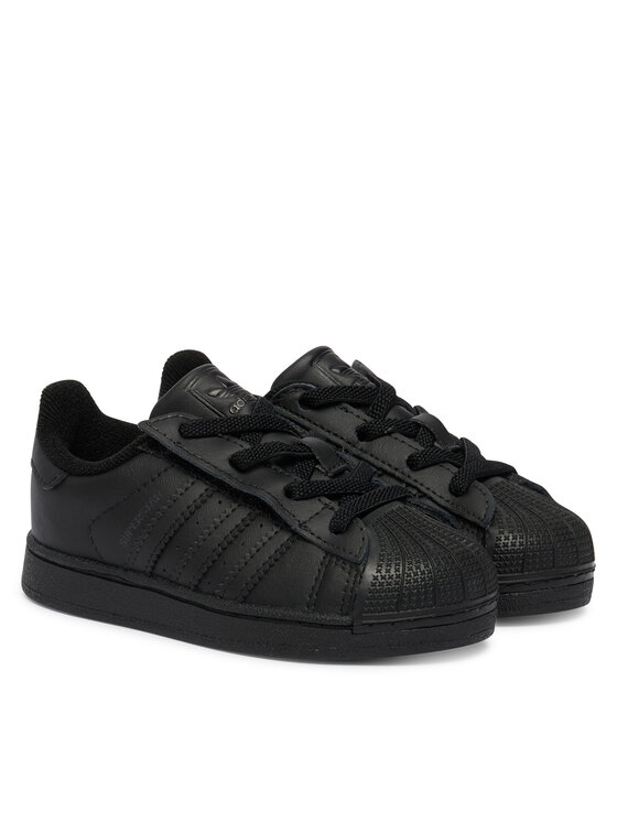 adidas adidas Superge Superstar II Comfort Closure Elastic Lace JR9415 Črna