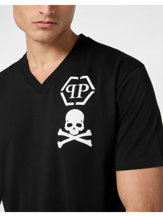PHILIPP PLEIN PHILIPP PLEIN T-Shirt 22831 Czarny Regular Fit