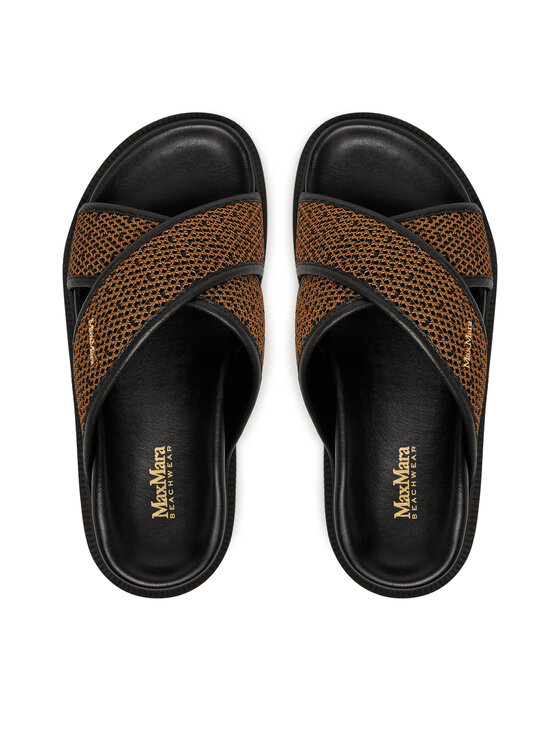 Max Mara Beachwear Max Mara Beachwear Natikače Party 25165210396 Smeđa