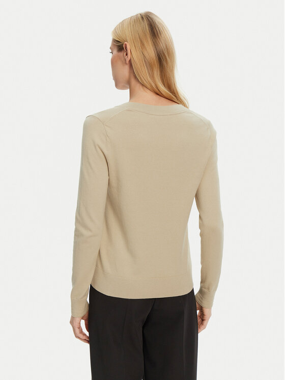 Tommy Hilfiger Tommy Hilfiger Pullover WW0WW40098 Beige Regular Fit