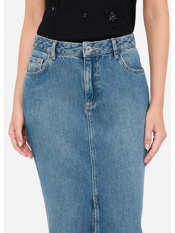 Liu Jo Liu Jo Gonna di jeans UF5229D028078661 Celeste Regular Fit