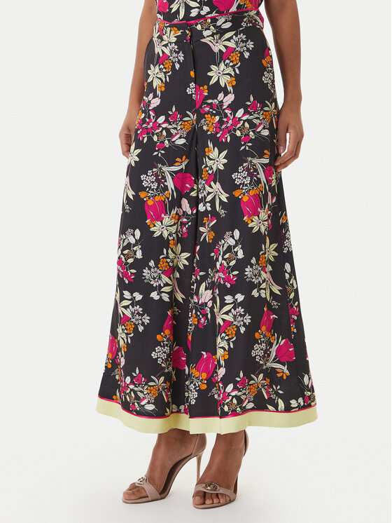 Simona Corsellini Simona Corsellini Штани з тканини P26CPPG00301 Чорний Regular Fit