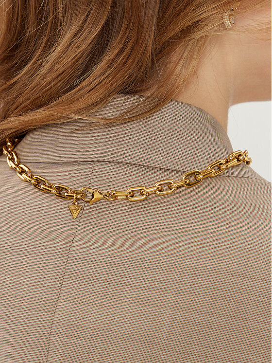 Guess Guess Ogrlica JUBN05 012JW Zlatna